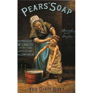 Vintage Pears Soap Poster Print