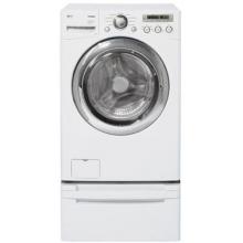 LG 4.0 Cuft Cuft Front Panel XL Washer - White