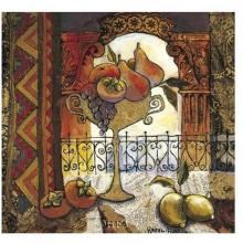 Golden Kilim II Poster Print