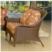 Shade Trends Veranda Woven Loveseat With Forest Green Fabric