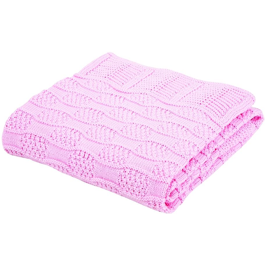 Elegant Baby Fancy Knit Baby Blanket - Pink