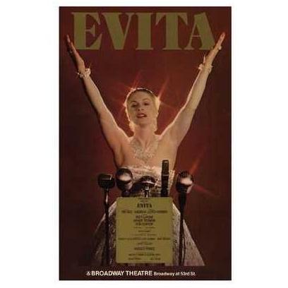 Evita (Broadway Musical) Poster Print 