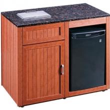 A & B Accessories Server W/ Storage Cabinet Fits 2.5 Cu. Ft. Refrigerator