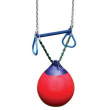 Gorilla Playsets Buoy Ball W/ Trapeze Bar - Red