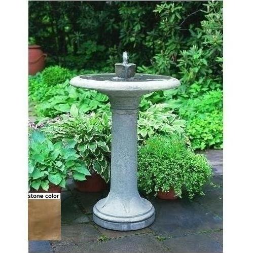Campania Tulip Fountain - Brownstone Finish