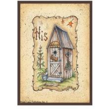 Mary Ann June - His Outhouse Size 5x7 Poster Print