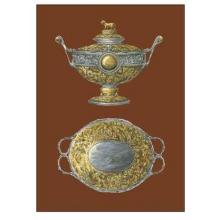 Silver Serving Pieces I Poster Print