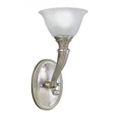 Wall Sconce Single Light Fixture In Pewter Finish - 1 Bulb