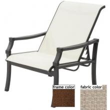 Suncoast Devereaux Sling Recliner - Cabernet Frame And Nougat Fabric