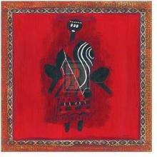 York - Tribal Dance I Size 16x16 Poster Print