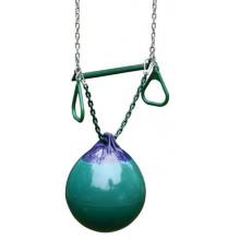 Gorilla Playsets Buoy Ball W/ Trapeze Bar - Green