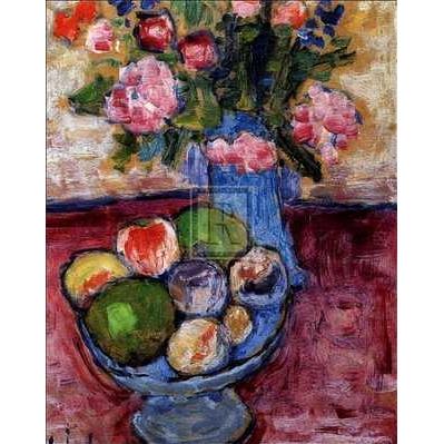 Blue Vase Poster Print