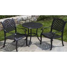 Alfresco Home Long Cove 30 Inch Round Bistro Set - Antique Fern Finish. (Cushions Not Included)