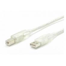 Startech.com 10 Foot Transparent USB Cable A-B