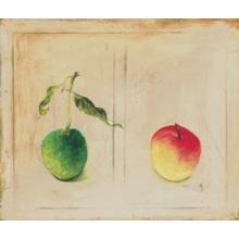 Mei-Yu Lo - Avocado And Apple Size 6x8 Poster Print