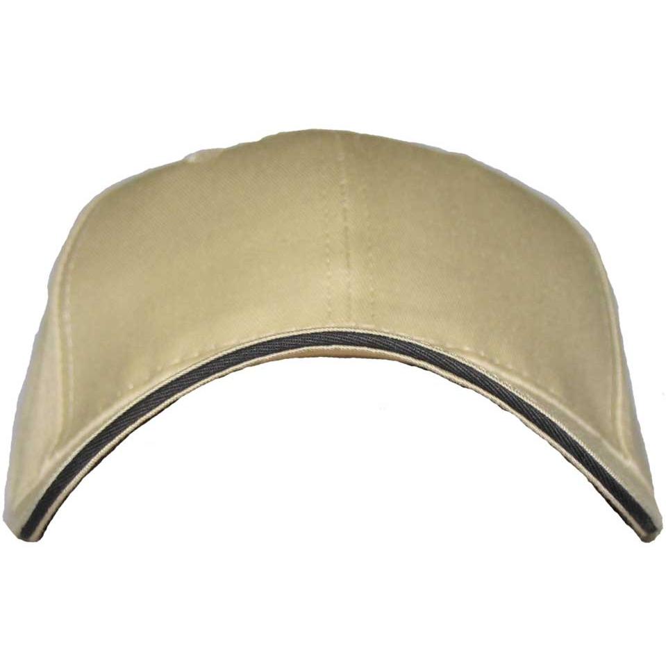 Port & Company Sandwich Bill Hat One Size Fits All - Stone/Black