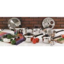 Maxam Steam Control Stainless Steel Waterless Cookware Set � 17pc