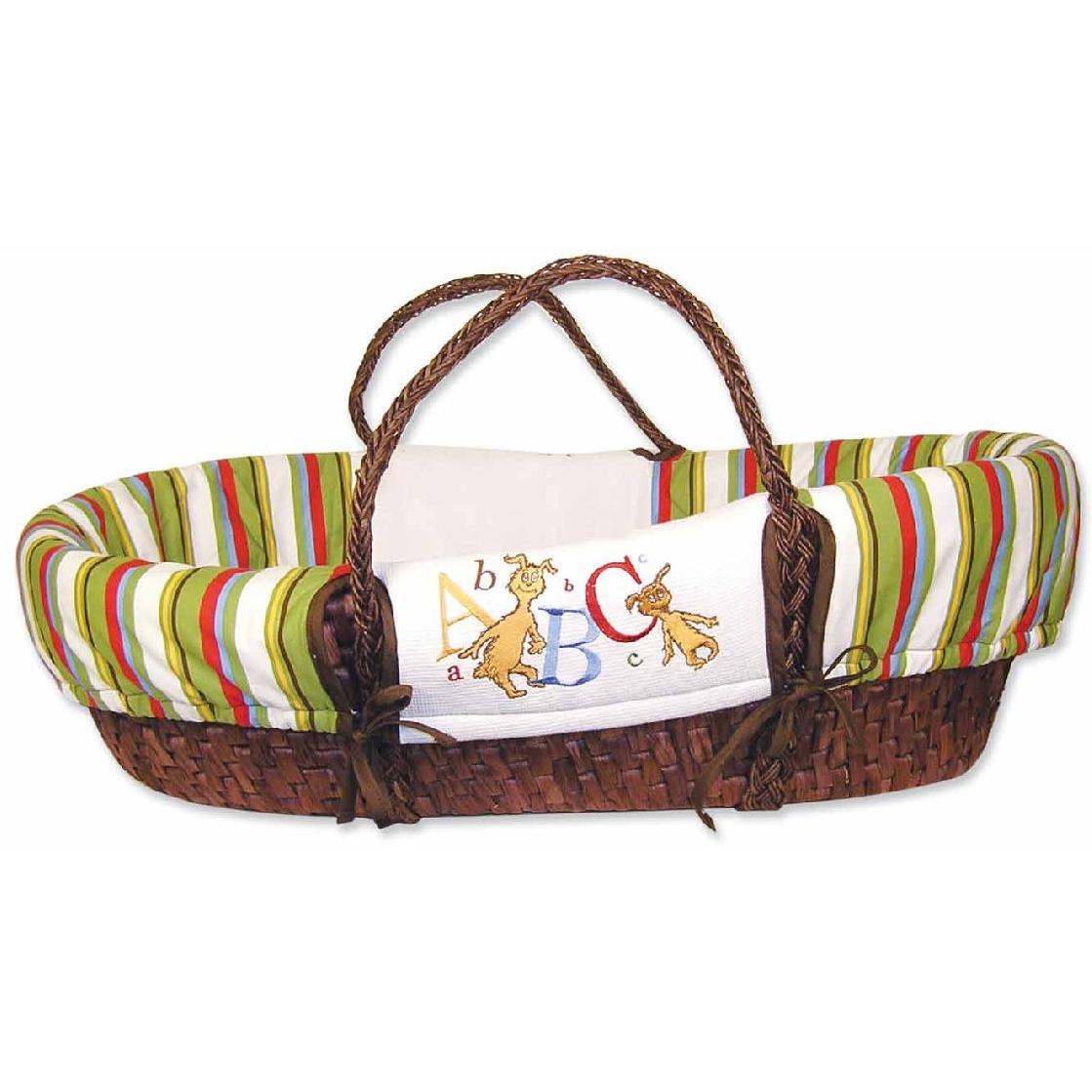 DR SEUSS ABC CHOCOLATE MOSES BASKET SET