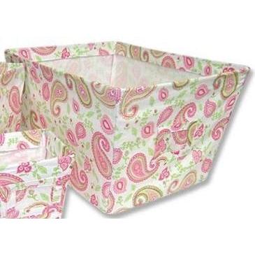 Trend Lab Large Fabric Storage Bin - Paisley Park