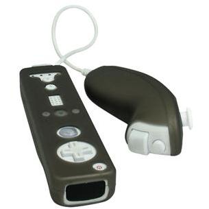 NINTENDO WII REMOTE & NUNCHUK SILICONE SKINS (BLACK) by CTA