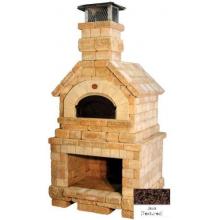 Chicago Brick Oven Mario Batali Vesuvio Series Outdoor Oven In Harmony Enclosure - Java