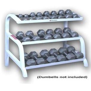 Maximus 3 Tier Hex Dumbbell Rack 10 Pair Holder