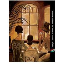 Cafe Du Coin Poster Print