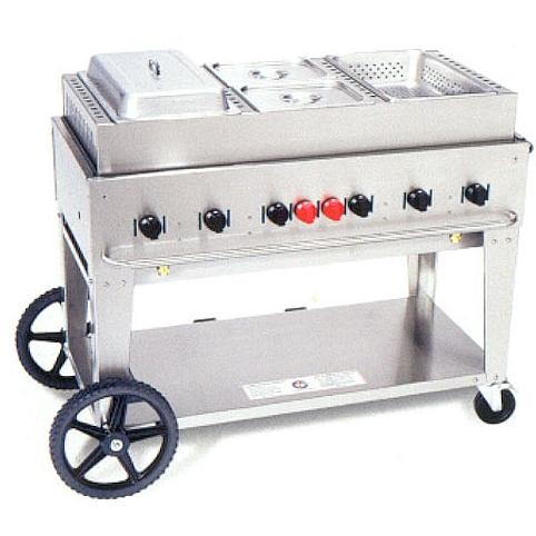 Crown Verity Gas Grills MS-3 Propane Gas Steamer/Foodwarmer