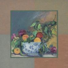 Peach Still Life Poster Print