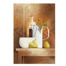 Pears Near Bowl Poster Print