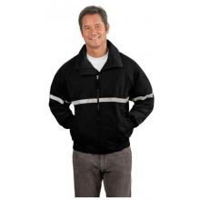 Port Authority - Challenger Jacket With Reflective Taping L - True Black/ True Black/ Reflective
