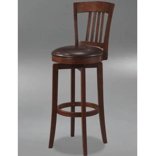 Hillsdale Canton 24.5 Inch Swivel Counter Stool - Brown Finish - 4166-829
