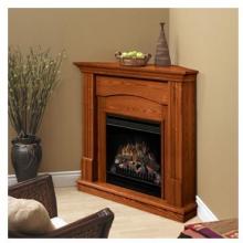 Dimplex DFP3696O Compact Corner Electric Fireplace - Oak Finish