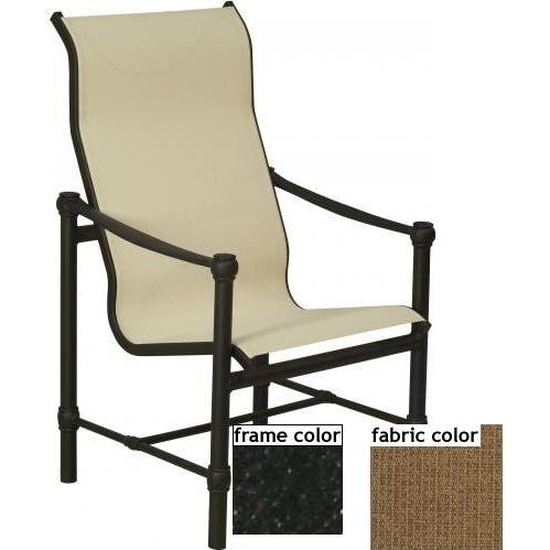 Suncoast Heritage Supreme Dining Chair - Ebony Frame And Raku Fabric