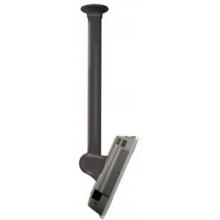 18 Inch 30 Inch ADJUSTABLE LENGTH LCD CEILING MOUNT WITH CORD MANAGEMENT COVER (BLACK)