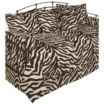 Karin Maki Zebra Bolster Pillow - Brown