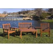 Eden Outdoor Living Harvard Wood Lounge Set