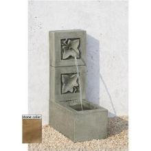 Campania Leaf Element Fountain (3pc) - Brownstone Finish