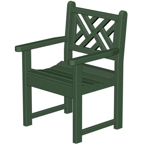 Poly-Wood Recycled Plastic Wood Chippendale Lounge Chair