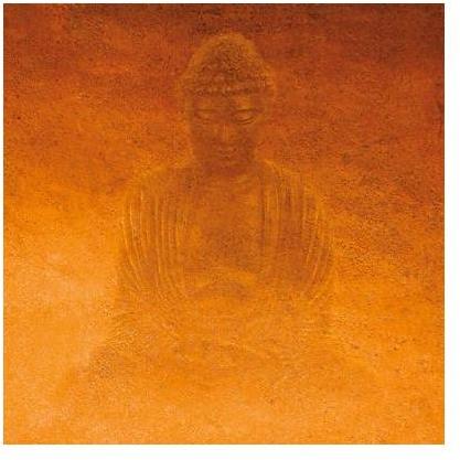 Yellow Buddha Poster Print