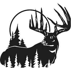 LVE TRax Typ Deer Decal White