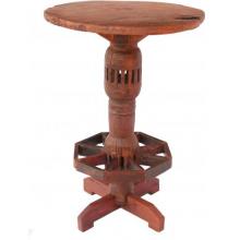 Groovy Stuff Santa Fe Western Teak Wood Pub Bar Table