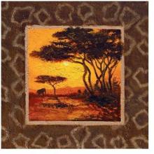 Savannah Sunset III Poster Print