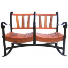 Groovy Stuff Teak Wood Double Rockdale Rocker