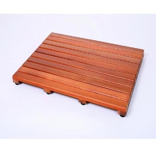 18 X 18 Inch Square Western Red Cedar Garden Deck Tile By Cedar Delite