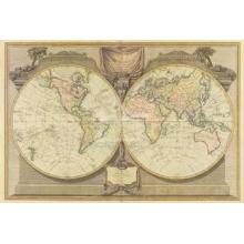 New Map Of The World Poster Print