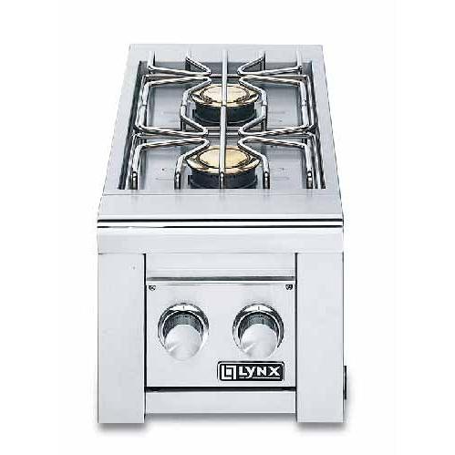 Lynx Double Natural Gas Side Burner LSB2-1-NG Built In