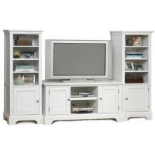 Home Styles Naples 3 Piece Entertainment Unit - White