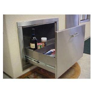 Texas Barbecues Stainless Steel Storage Drawer