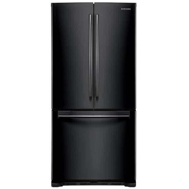 Samsung 20 Cu. Ft. French Door Refrigerator - Black - RF217ACBP